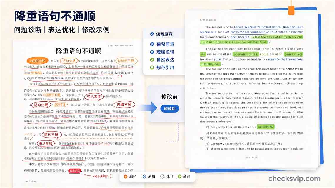 论文降重后语句不通顺怎么办？三种科学的润色方法