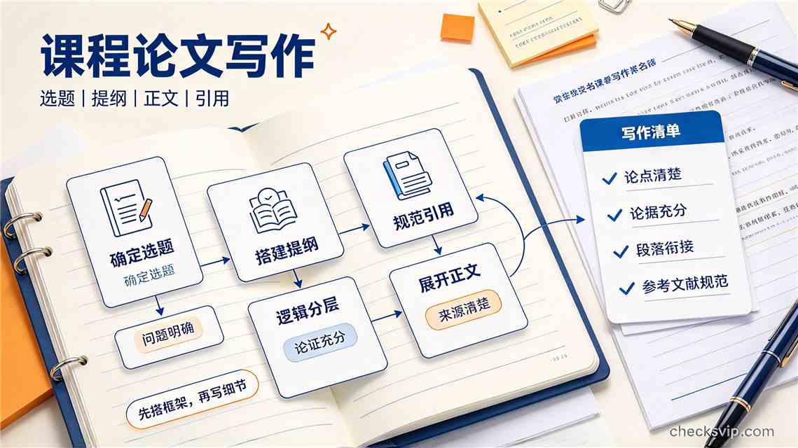 课程论文写作指南：与毕业论文的区别及查重策略